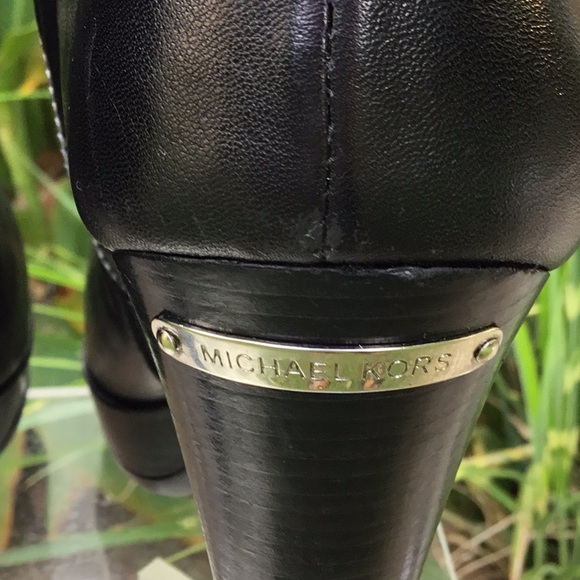 Michael Kors Black Veronica Platform Boots - Picture 7 of 16